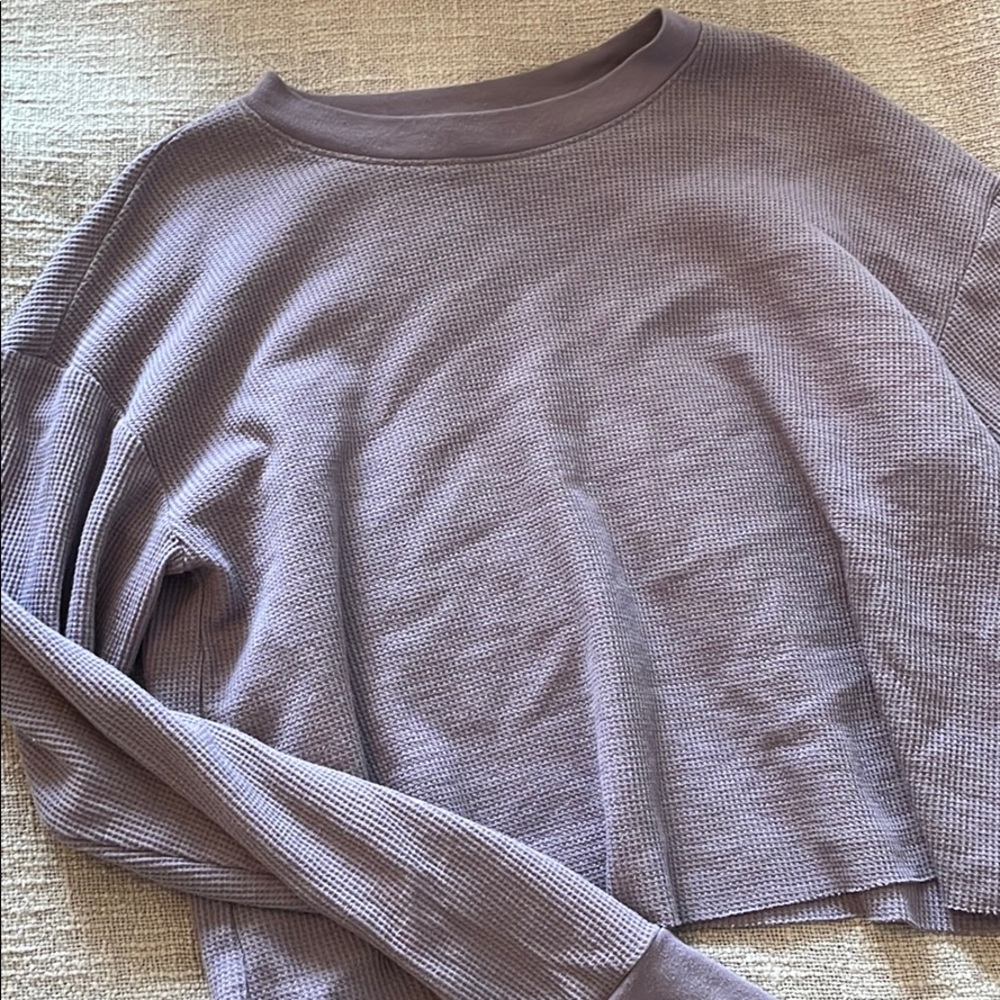 Waffle Crop Top